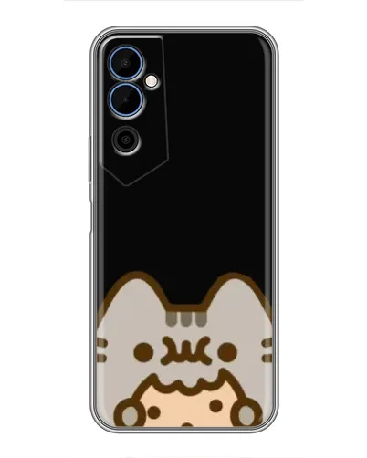 Чехол для TECNO POVA Neo 2 с картинкой «Пушин на черном»