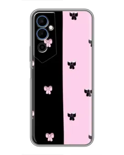 Чехол для TECNO POVA Neo 2 с картинкой «Контрастные банты»