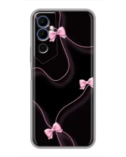 Чехол для TECNO POVA Neo 2 с картинкой «Розовые ленты»