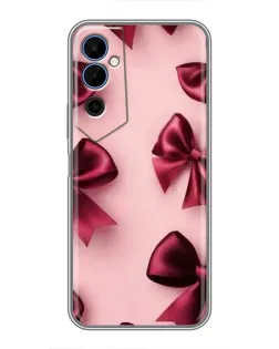 Чехол для TECNO POVA Neo 2 с картинкой «Бордовый атлас»