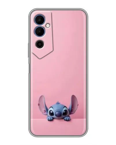 Чехол для TECNO POVA Neo 2 с картинкой «Stitch выглядывает»