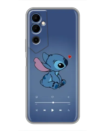 Чехол для TECNO POVA Neo 2 с картинкой «Музыкальный Stitch»