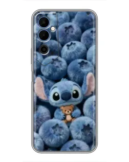 Чехол для TECNO POVA Neo 2 с картинкой «Стич и голубика» Чехол для TECNO POVA Neo 2 с картинкой «Стич и голубика»