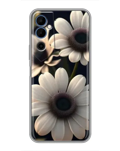 Чехол для TECNO POVA Neo 2 с картинкой «Белые маргаритки макро» Чехол для TECNO POVA Neo 2 с картинкой «Белые маргаритки макро»