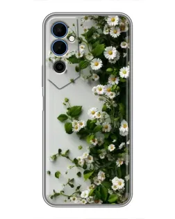 Чохол для TECNO POVA Neo 2 з картинкою «Гілка дрібних білих квітів» Чохол для TECNO POVA Neo 2 з картинкою «Гілка дрібних білих квітів»