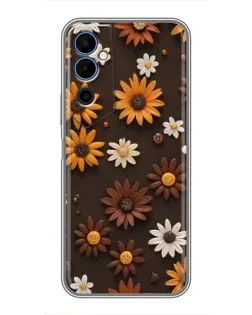 Чохол для TECNO POVA Neo 2 з картинкою «Візерунок з маленьких соняшників» Чохол для TECNO POVA Neo 2 з картинкою «Візерунок з маленьких соняшників»