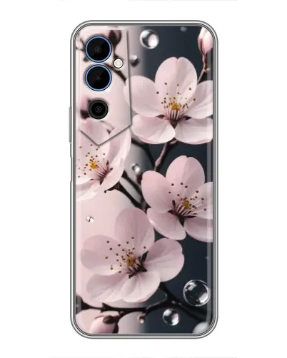 Чохол для TECNO POVA Neo 2 з картинкою «Ніжня сакура та краплі» Чохол для TECNO POVA Neo 2 з картинкою «Ніжня сакура та краплі»