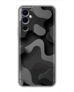 Чехол для TECNO POVA Neo 2 с картинкой «Темный абстрактный камуфляж» Чехол для TECNO POVA Neo 2 с картинкой «Темный абстрактный камуфляж»