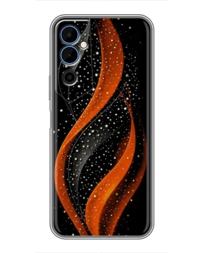 Чехол для TECNO POVA Neo 2 с картинкой «Огненная звездная волна»