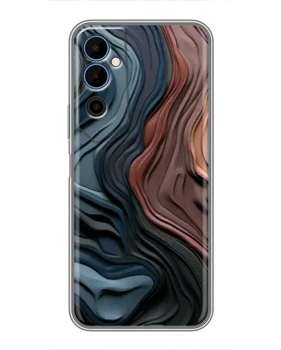 Чехол для TECNO POVA Neo 2 с картинкой «Цветные волны каньона»