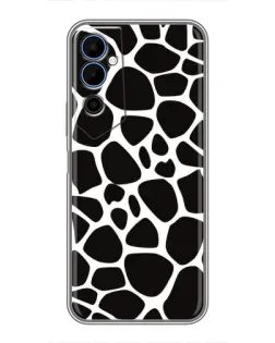 Чехол для TECNO POVA Neo 2 с картинкой «Черно-белый жираф»