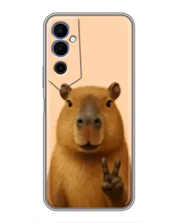 Чехол для TECNO POVA Neo 2 с картинкой «Капибара виктория»