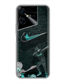 Чехол для TECNO POVA Neo 3 с картинкой «Спортивный арт Nike» Чехол для TECNO POVA Neo 3 с картинкой «Спортивный арт Nike»