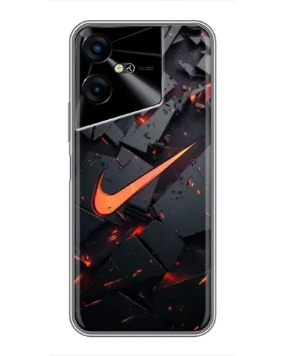 Чехол для TECNO POVA Neo 3 с картинкой «Nike — эффект разломов» Чехол для TECNO POVA Neo 3 с картинкой «Nike — эффект разломов»