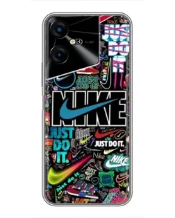 Чохол для TECNO POVA Neo 3 з картинкою «Яскравий колаж Nike» Чохол для TECNO POVA Neo 3 з картинкою «Яскравий колаж Nike»