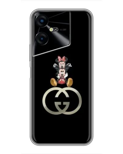 Чехол для TECNO POVA Neo 3 с картинкой «Минни Маус на лого» Чехол для TECNO POVA Neo 3 с картинкой «Минни Маус на лого»