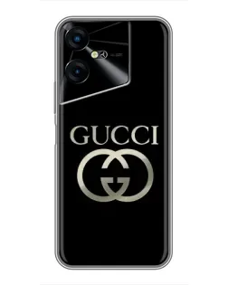 Чехол для TECNO POVA Neo 3 с картинкой «Gucci — золото на черном» Чехол для TECNO POVA Neo 3 с картинкой «Gucci — золото на черном»