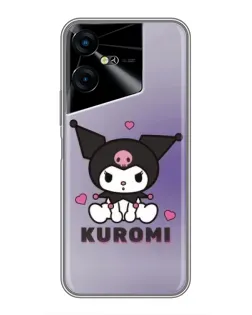 Чехол для TECNO POVA Neo 3 с картинкой «Kuromi — фиолетовый арт» Чехол для TECNO POVA Neo 3 с картинкой «Kuromi — фиолетовый арт»