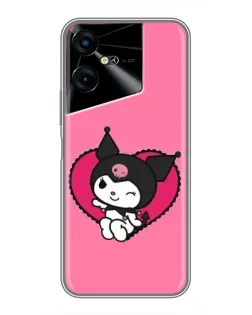 Чехол для TECNO POVA Neo 3 с картинкой «Kuromi — любовь в сердце» Чехол для TECNO POVA Neo 3 с картинкой «Kuromi — любовь в сердце»