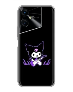 Чехол для TECNO POVA Neo 3 с картинкой «Электрическая Kuromi» Чехол для TECNO POVA Neo 3 с картинкой «Электрическая Kuromi»