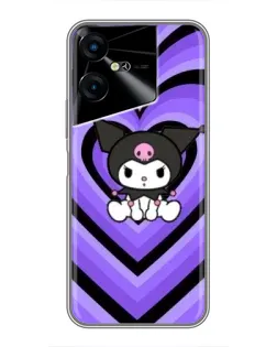 Чехол для TECNO POVA Neo 3 с картинкой «Kuromi и фиолетовые сердца» Чехол для TECNO POVA Neo 3 с картинкой «Kuromi и фиолетовые сердца»
