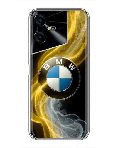 Чехол для TECNO POVA Neo 3 с картинкой «Золотистый дым BMW» Чехол для TECNO POVA Neo 3 с картинкой «Золотистый дым BMW»