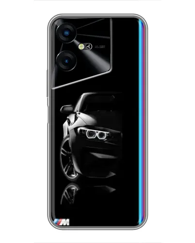 Чехол для TECNO POVA Neo 3 с картинкой «Силуэт BMW в темноте» Чехол для TECNO POVA Neo 3 с картинкой «Силуэт BMW в темноте»