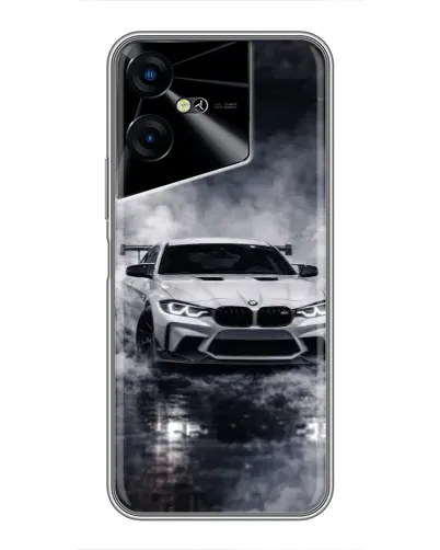 Чехол для TECNO POVA Neo 3 с картинкой «BMW сквозь туман» Чехол для TECNO POVA Neo 3 с картинкой «BMW сквозь туман»
