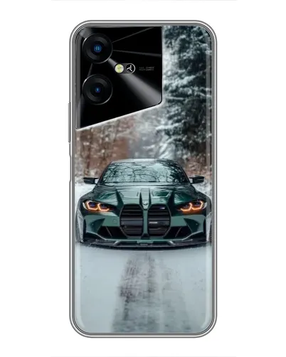 Чехол для TECNO POVA Neo 3 с картинкой «BMW в зимнем лесу» Чехол для TECNO POVA Neo 3 с картинкой «BMW в зимнем лесу»