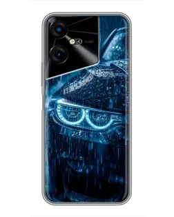 Чохол для TECNO POVA Neo 3 з картинкою «BMW під дощем»