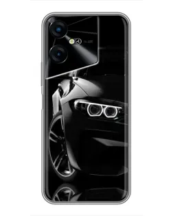 Чохол для TECNO POVA Neo 3 з картинкою «Чорна BMW — профіль»