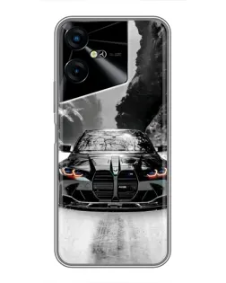Чохол для TECNO POVA Neo 3 з картинкою «BMW — акварельний дрифт»