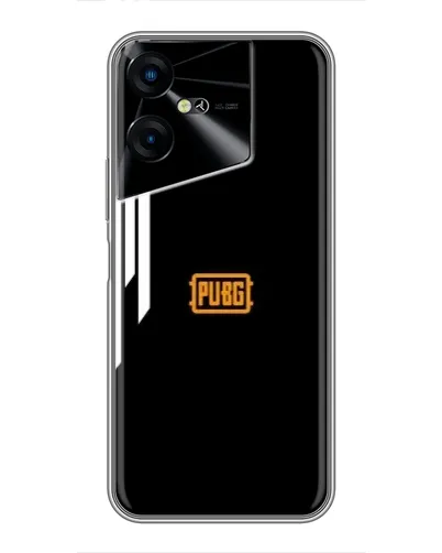 Чехол для TECNO POVA Neo 3 с картинкой «PUBG — вертикальные линии»