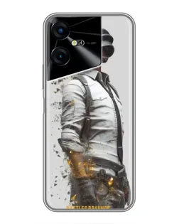 Чехол для TECNO POVA Neo 3 с картинкой «PUBG — боец в пыли»