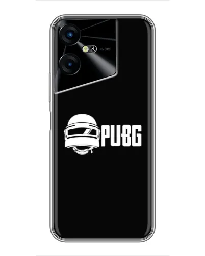 Чехол для TECNO POVA Neo 3 с картинкой «PUBG — классический лого»