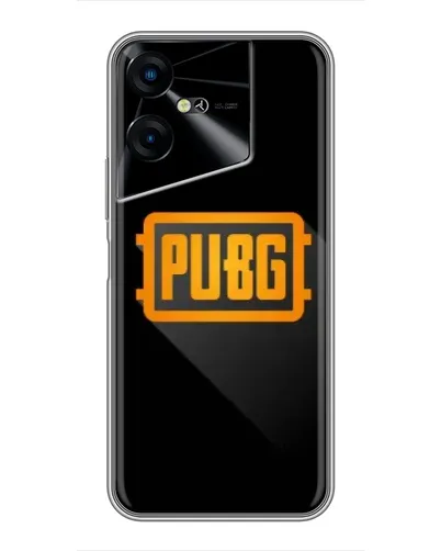 Чехол для TECNO POVA Neo 3 с картинкой «PUBG — рамка лого»
