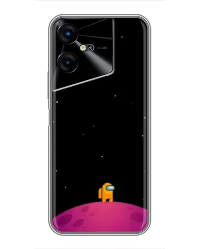 Чехол для TECNO POVA Neo 3 с картинкой «Одинокий герой на планете»