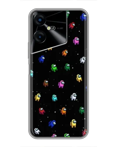 Чехол для TECNO POVA Neo 3 с картинкой «Экипаж Among Us»