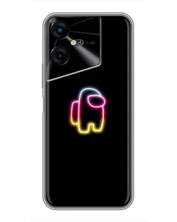 Чехол для TECNO POVA Neo 3 с картинкой «Among Us градиент»