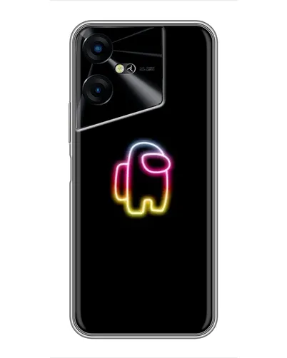 Чехол для TECNO POVA Neo 3 с картинкой «Among Us градиент»