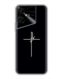 Чохол для TECNO POVA Neo 3 з картинкою «Тонкий хрест»