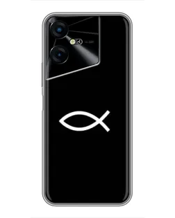 Чохол для TECNO POVA Neo 3 з картинкою «Символ риби Jesus»