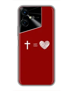 Чохол для TECNO POVA Neo 3 з картинкою «Рівняння любові»