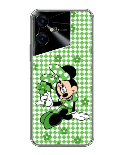 Чехол для TECNO POVA Neo 3 с картинкой «Mickey в клетку»