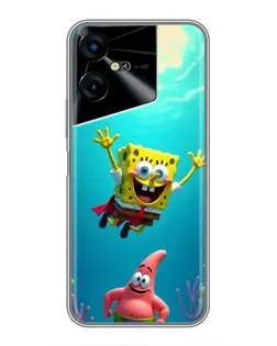 Чохол для TECNO POVA Neo 3 з картинкою «Спанч Боб під водою» Чохол для TECNO POVA Neo 3 з картинкою «Спанч Боб під водою»