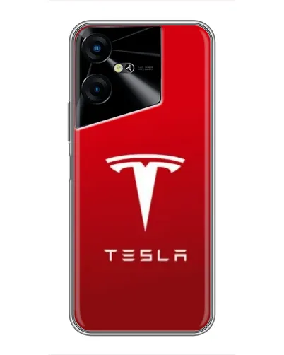 Чехол для TECNO POVA Neo 3 с картинкой «Tesla Red Classic» Чехол для TECNO POVA Neo 3 с картинкой «Tesla Red Classic»