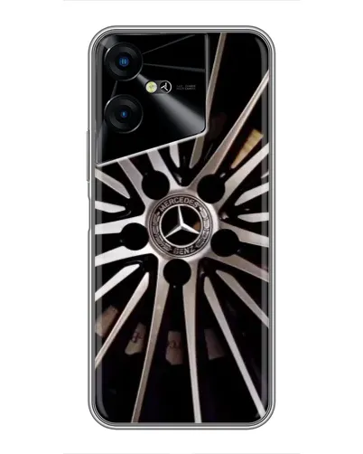 Чехол для TECNO POVA Neo 3 с картинкой «Диск Mercedes»