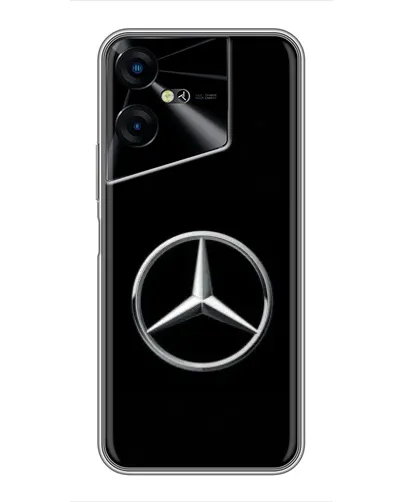Чехол для TECNO POVA Neo 3 с картинкой «Mercedes классический лого»
