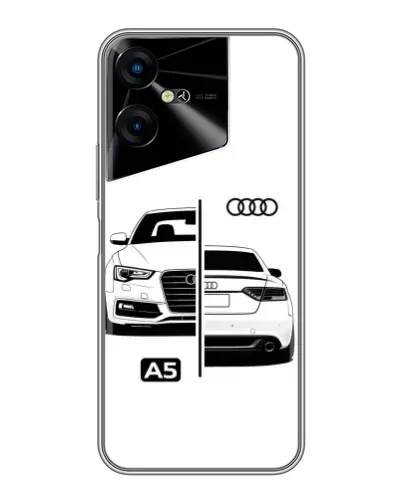 Чехол для TECNO POVA Neo 3 с картинкой «Audi — контрастный дизайн» Чехол для TECNO POVA Neo 3 с картинкой «Audi — контрастный дизайн»