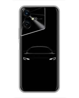 Чехол для TECNO POVA Neo 3 с картинкой «Взгляд Audi в темноте»